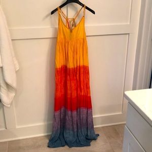 Stunning Setting Sun maxi dress by Carla Weeks x Anthropologie. Size S.